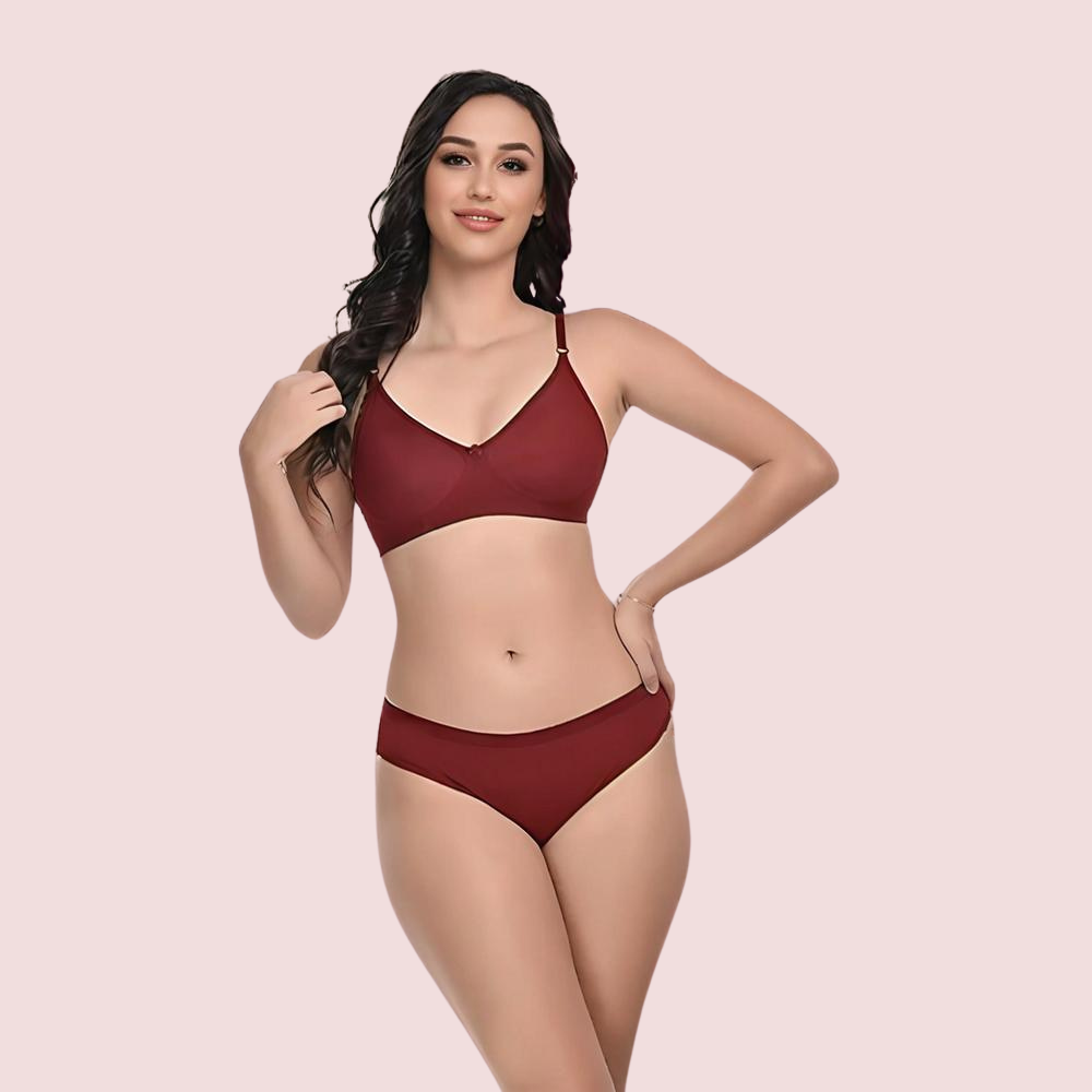 Comfort Bliss 2-Pack Lightly Padded Bra &amp; Panty Set