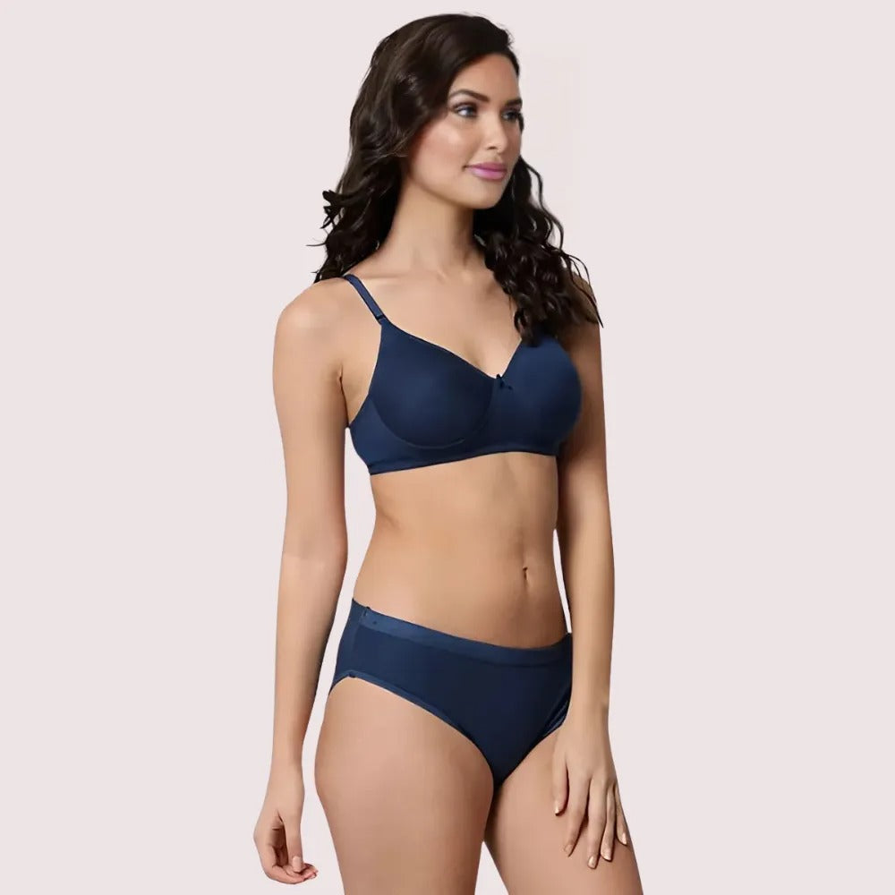 Classic Cotton Sexy Bra &amp; Panty Set (2 pack)